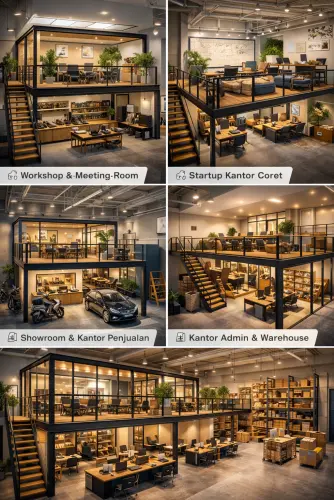 Mezzanine Ruang Kantor di Cibeunying Kaler