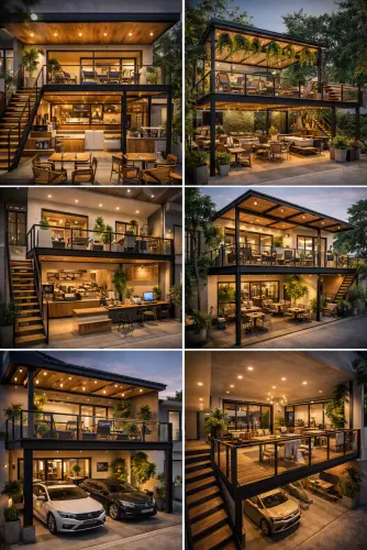 Mezannine Cafe Modern di Cibeunying Kaler